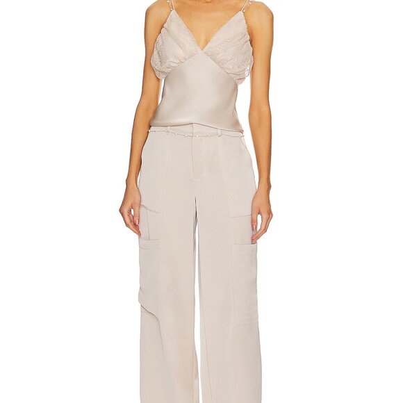 Song of Style Amal Cami Top and Pants In Champagne - Picture 2 of 2